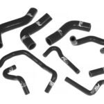Kit de mangueras de refrigerante de radiador de silicona FMIC.EU para Mazda Roadster Miata MX-5 NA6CE B6ZE 1.6 1989-1993 - Negro