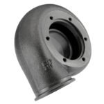 Carcasa de turbo JRspec GT35-GTX35 A/R .83 Carcasa de turbo de doble brida V-BAND