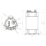 Depósito de compensación de combustible Nuke Performance 2G de 3,0 litros para Ti Automotive (Walbro) GST 450/520 - Imagen 6