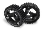Polea de leva ajustable Nuke Performance para Volvo 8v / 16v con dientes redondos - Imagen 2
