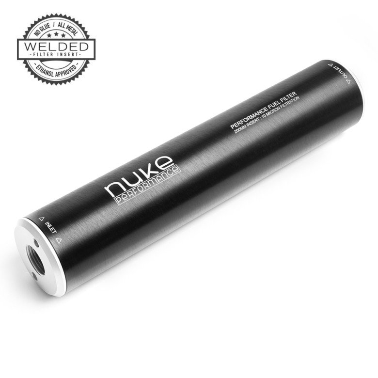 nuke-performance-filtr-paliwa-pf200-10-mikronow-an-10-wklad-ze-stali-nierdzewnej Filtro de combustible Nuke Performance PF200 de 10 micras AN-10 - Elemento de acero inoxidable soldado - Imagen 1