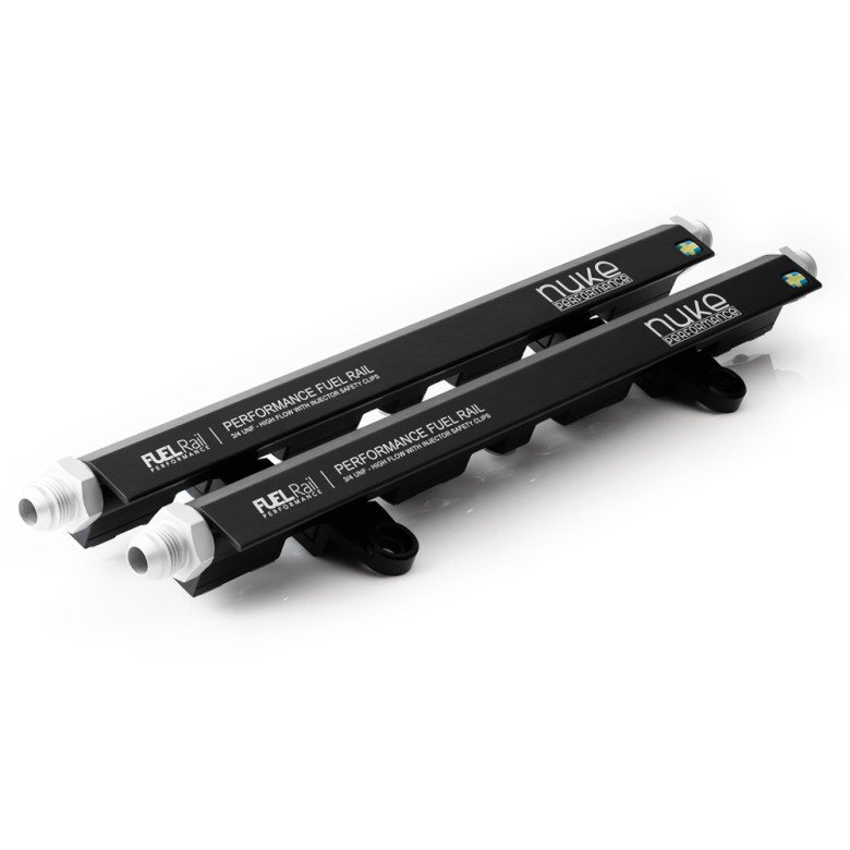 nuke-performance-ford-fuel-rail-8cyl-coyote-bolt-on Riel de combustible Nuke Performance para Ford Coyote de 8 cilindros (instalación atornillable) - Imagen 1