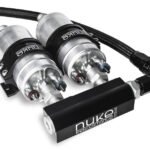 Recolector de registro de combustible Nuke Performance para 2 bombas de combustible WALBRO GSL392