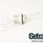 Setrab aluminum oil cooler fitting with o-ring M22 x 5/8BSP