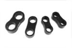AN12 DUAL CLIPS Hose Fuel lines Clamp Cable Black - Imagen 5