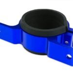 Soporte de montaje para bomba de combustible de 60 mm, color azul