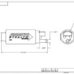 Bomba de combustible Aeromotive 340 Stealth, 340 l/h (entrada central) ARE 11540