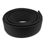 Mangueras de goma trenzadas de acero negras de 19 mm