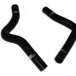 Kit de mangueras de silicona para refrigerante de radiador FMIC.EU para Mitsubishi Eclipse DSM 4G63T 1G 1990-1994 - Negro