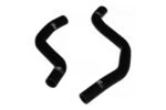 Kit de mangueras de silicona para refrigerante de radiador FMIC.EU para Mitsubishi Lancer Evolution EVO 7 8 9 CT9A 2.0L G63 - Negro