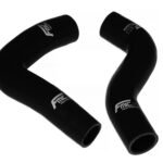 Kit de mangueras de silicona para refrigerante de radiador FMIC.EU para Subaru Impreza GC8 GF8 EJ20 EJ25 WRX STI MK 3 4 5 6 1996-2000 - Negro