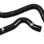 Kit de mangueras de silicona para refrigerante de radiador FMIC.EU para Honda Civic EG CRX Del Sol B16 1.6 - Negro