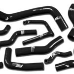 Kit de mangueras de silicona para refrigerante de radiador FMIC.EU para Nissan Silvia 200SX 240SX S13 S14 S15 SR20DET 1989-1998 - Negro