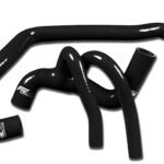 Kit de mangueras de silicona para refrigerante de radiador FMIC.EU para Citroën Saxo VTS Peugeot 106 GTI 16V TU5J4 1996-2004 - Negro