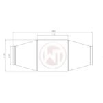Convertidor catalítico de competición Wagner Tuning 100CPSI con recubrimiento EU6