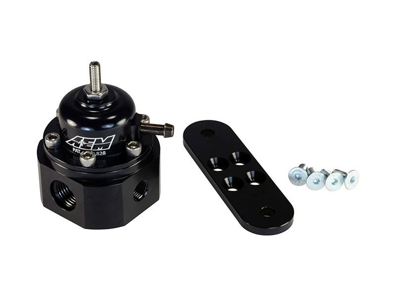 regulator-cisnienia-paliwa-aem-1000hp-1-5-10-bar-an6-black-aem-25-302bk_2 Regulador de presión de combustible AEM 1000HP 1,5-10 Bar AN6 Negro AEM 25-302BK - Imagen 1