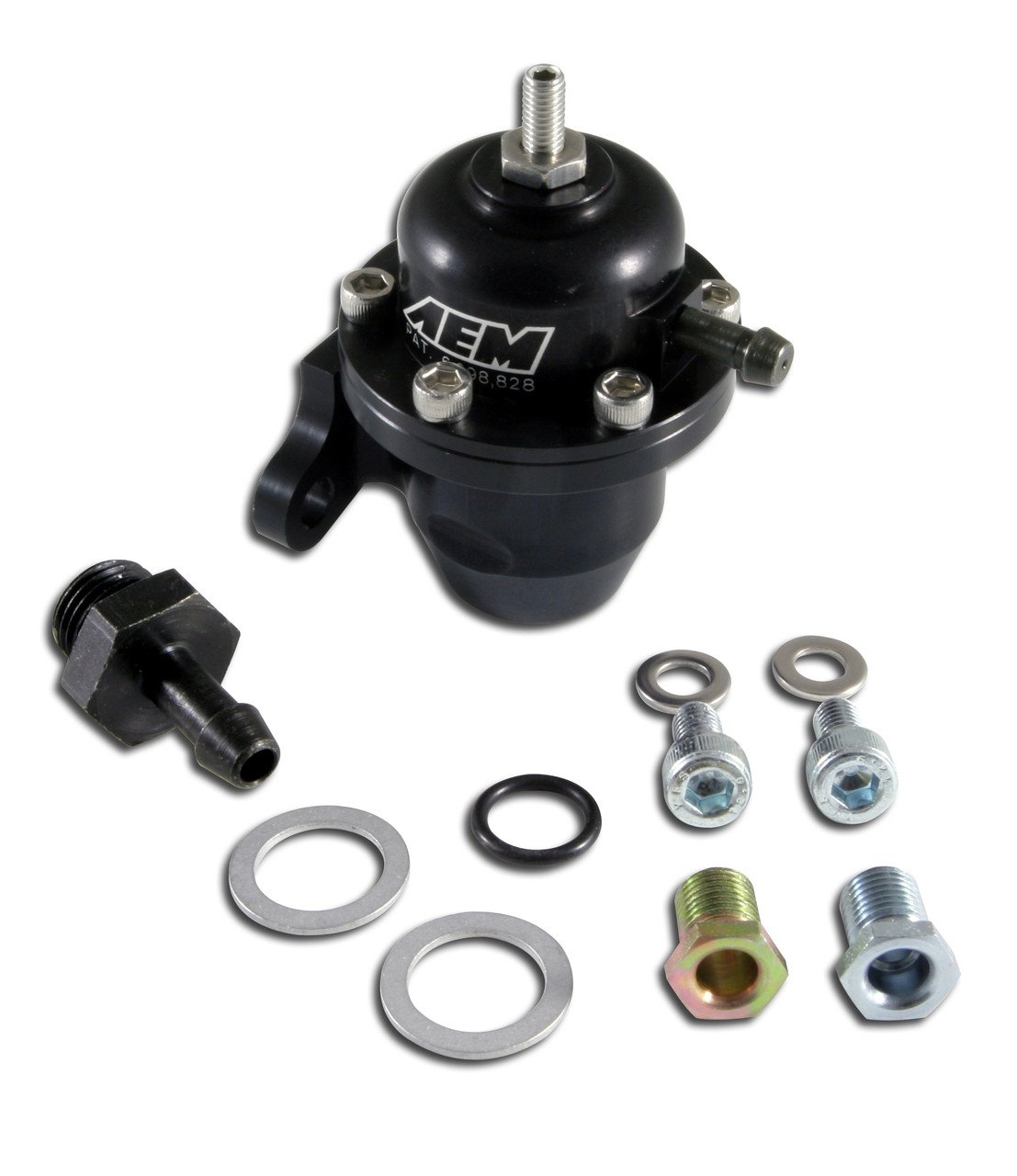 regulator-cisnienia-paliwa-aem-1000hp-black-aem-25-303bk Regulador de presión de combustible AEM 1000HP Negro AEM 25-303BK - Imagen 1
