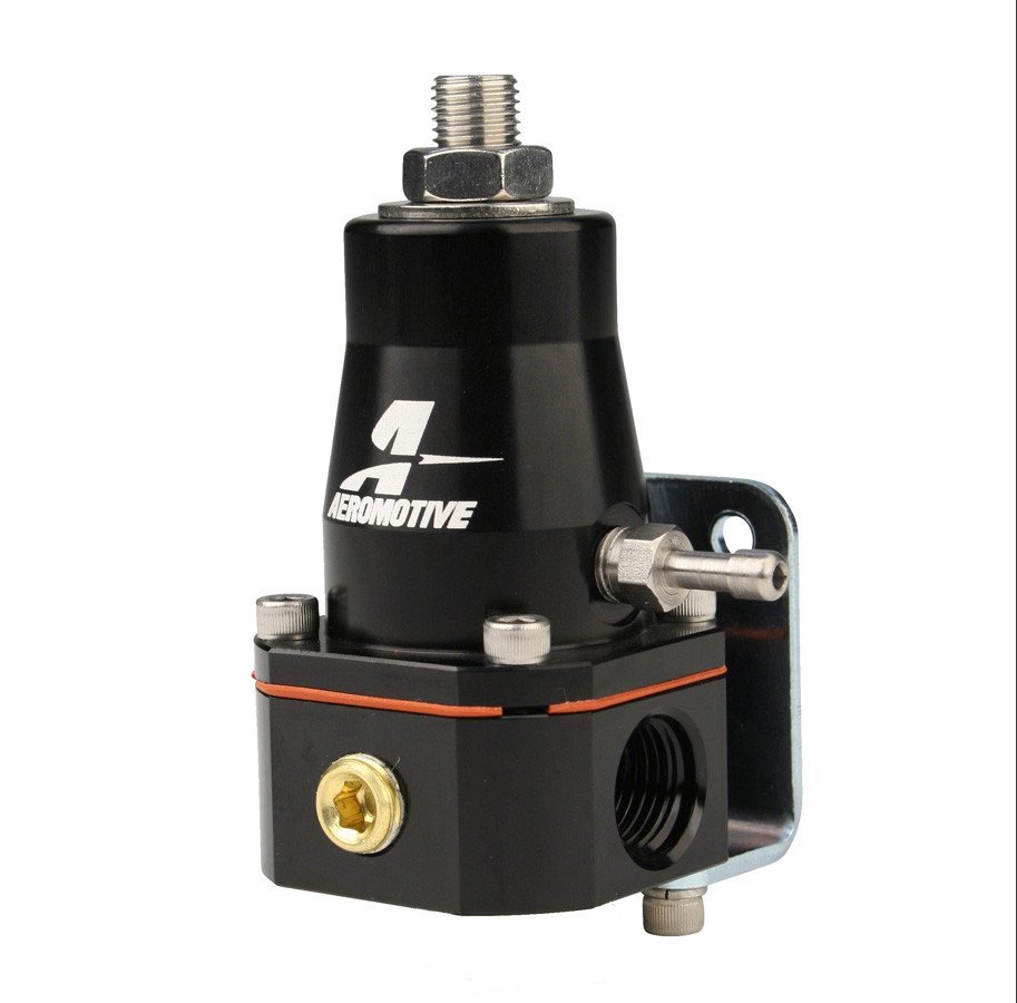regulator-cisnienia-paliwa-aeromotive-efi-billet-2x-6-inlet-6-return-black-anodized-version-of-13129-aei-13136 Regulador de presión de combustible Aeromotive EFI Billet, 2 entradas -6 y retorno -6, (versión anodizada en negro de 13129) AEI 13136 - Imagen 1