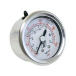 Regulador de presión de combustible Turbosmart TS-0402-2023, manómetro FPR, 0-100 psi, llenado de líquido.