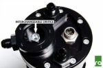 Tanque de compensación de combustible FST-R con regulador de presión de combustible integrado para vehículos de titanio E5LM Radium Engineering - Imagen 3