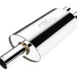 Oval through muffler FMIC.Pro 425mm 63/89mm