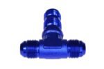 Conector en T macho/macho/macho AN6 azul - Imagen 2