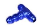 Conector en T macho/macho/macho AN8 azul - Imagen 2