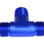 TEE MALE/MALE/MALE AN10-7/8 NPT-AN01 Black