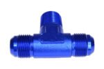 Conector en T macho/macho/macho AN6-1/8 NPT-AN6 azul - Imagen 2