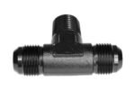 Conector en T macho/macho/macho AN8-3/8 NPT-AN8 negro - Imagen 4