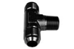 Conector en T macho/macho/macho AN8-3/8 NPT-AN8 negro - Imagen 3