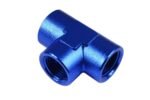 Conector en T hembra/hembra/hembra de 1/2 NPT azul - Imagen 3