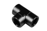 Conector en T hembra/hembra/hembra de 1/4 NPT negro - Imagen 2