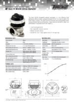 Válvula de descarga Turbosmart WG38 GenV Ultragate 38 14 psi Roja