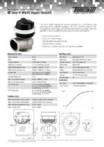 Válvula de descarga Turbosmart WG45CG GenV Hypergate 45 5 psi Gas comprimido Azul