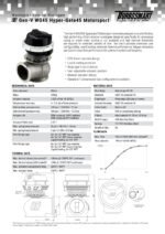 Válvula de descarga Turbosmart WG45M GenV Hypergate 45 14 psi Motorsport Blue