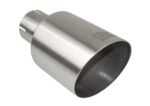 Universal Exhaust Tail Pipe Muffler Tip round 100mm lenght 120mm mounting diameter 55mm
