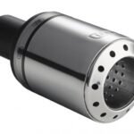 Universal Exhaust Tail Pipe Muffler Tip round 100mm lenght 120mm mounting diameter 60mm