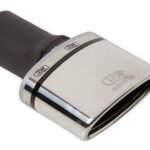 Universal Exhaust Tail Pipe Muffler Tip oval lenght 90mm mounting diameter 55mm