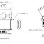 Universal blow off valve with dual channel for 4- and 6-cylinder engines