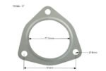 Junta de escape de 76 mm (3") - 3 tornillos