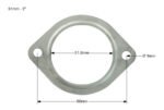 Junta de escape de 51 mm (2") - 2 tornillos - Imagen 3