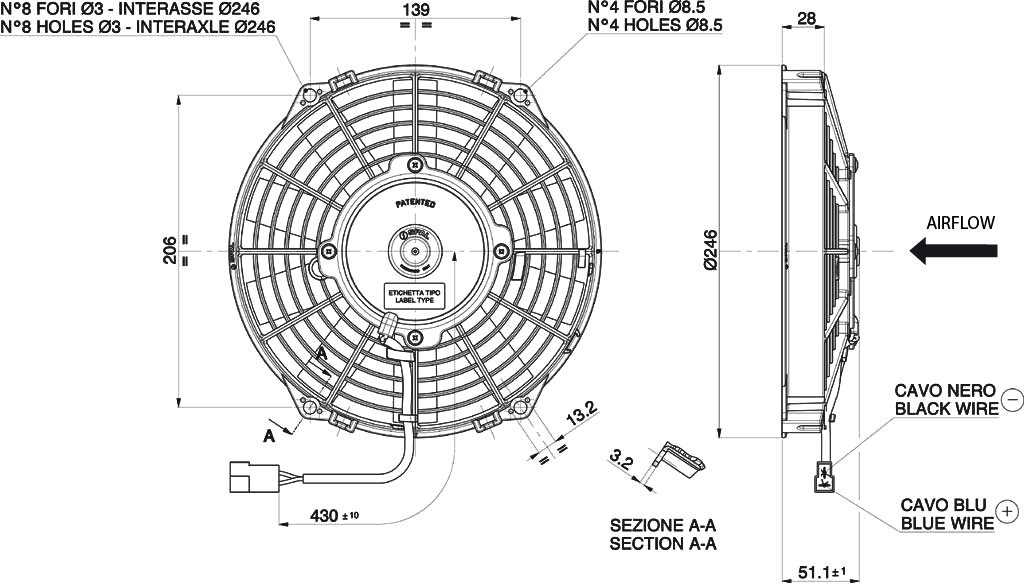 wentylator-osiowy-spal-12v-va14-ap11-c-34s-190-mm_2 Accionamiento axial SPAL 12V VA14-AP11/C-34S (190 mm) - Imagen 1