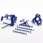 Kit de rótulas de descenso para suspensión trasera Nissan 350Z Wisefab - Imagen 2