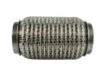 Conector flexible de escape reforzado de 60 mm de longitud y 150 mm de ancho.