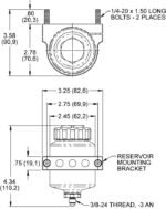 Billet Master Cylinder Reservoir Kit Wilwood 260-12697