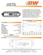 Bomba de combustible DeatschWerks DW250il 250 lph