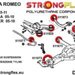 011929B: Casquillo del travesaño trasero