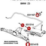 031167B: Rear anti roll bar bush