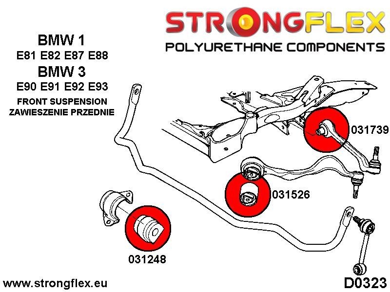 031739a-tuleja-wahacza-przedniego-sport-bmw-e81-e82-e87-e88_4 031739A: Casquillo del brazo de suspensión delantero SPORT - Imagen 1